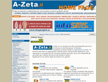 Tablet Screenshot of caserta.a-zeta.it